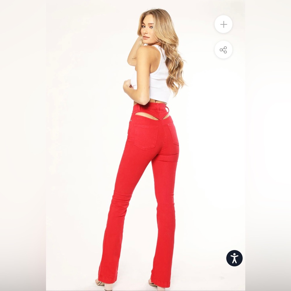 Revice Jeans  AVALON / ROSES back cut size 24